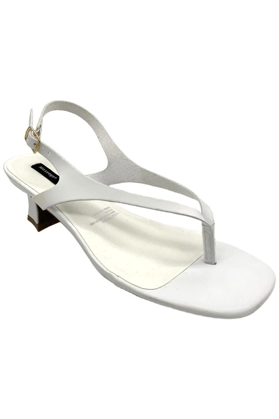Masseys Women's Lucianna Heels White - Medium